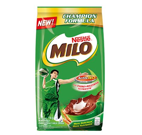 MILO® Champion Formula Choco Malt Milk Drink Sachet.